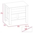 TUHOME Cala Kitchen Island  Engineered Wood Kitchen Islands in  Multi-color