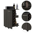 TUHOME Bar Cart  Engineered Wood Bar Carts in  Brown