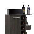 TUHOME Bar Cart  Engineered Wood Bar Carts in  Brown