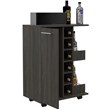 TUHOME Bar Cart  Engineered Wood Bar Carts in  Brown