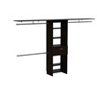 Tuhome Black Modern Engineered Wood Plego 70