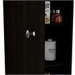 TUHOME Belleria Pantry Engineered Wood Pantries in  Black