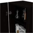 TUHOME Belleria Pantry Engineered Wood Pantries in  Black