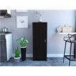 TUHOME Belleria Pantry Engineered Wood Pantries in  Black