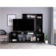 TUHOME Kava Entertainment Center  Engineered Wood  in  Black