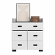 TUHOME Alyn Dresser Engineered Wood Dressers in  White