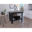 TUHOME Cala Kitchen Island  Engineered Wood Kitchen Islands in  Multi-color