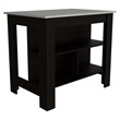 TUHOME Cala Kitchen Island  Engineered Wood Kitchen Islands in  Multi-color