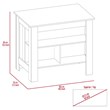 TUHOME Cala Kitchen Island  Engineered Wood Kitchen Islands in  Multi-color