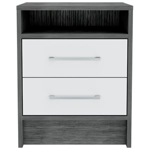 TUHOME Eter Nightstand Engineered Wood Nightstands in  Multi-color