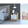 TUHOME Eter Nightstand Engineered Wood Nightstands in  Multi-color