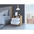 TUHOME Eter Nightstand Engineered Wood Nightstands in  Multi-color