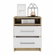 TUHOME Eter Nightstand Engineered Wood Nightstands in  Multi-color
