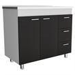 TUHOME Ferretti Base Cabinet  Engineered Wood Cabinets in  Multi-color