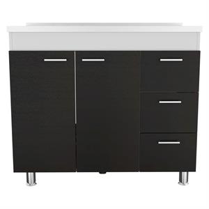 TUHOME Ferretti Base Cabinet  Engineered Wood Cabinets in  Multi-color