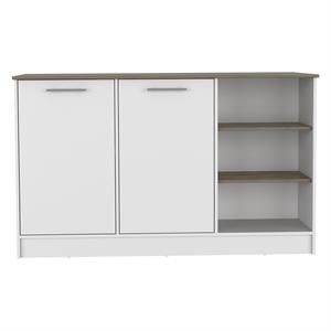 TUHOME Ginger Kitchen Island Engineered Wood Kitchen Islands in  Multi-color