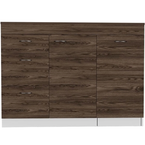 TUHOME Grecia Kitchen Base Cabinet  Engineered Wood  in  Multi-color