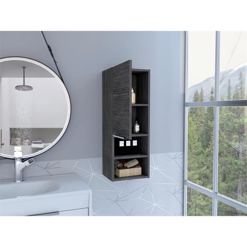 TUHOME Mila Bathroom Cabinet - Ash Engineered Wood - For Bathroom