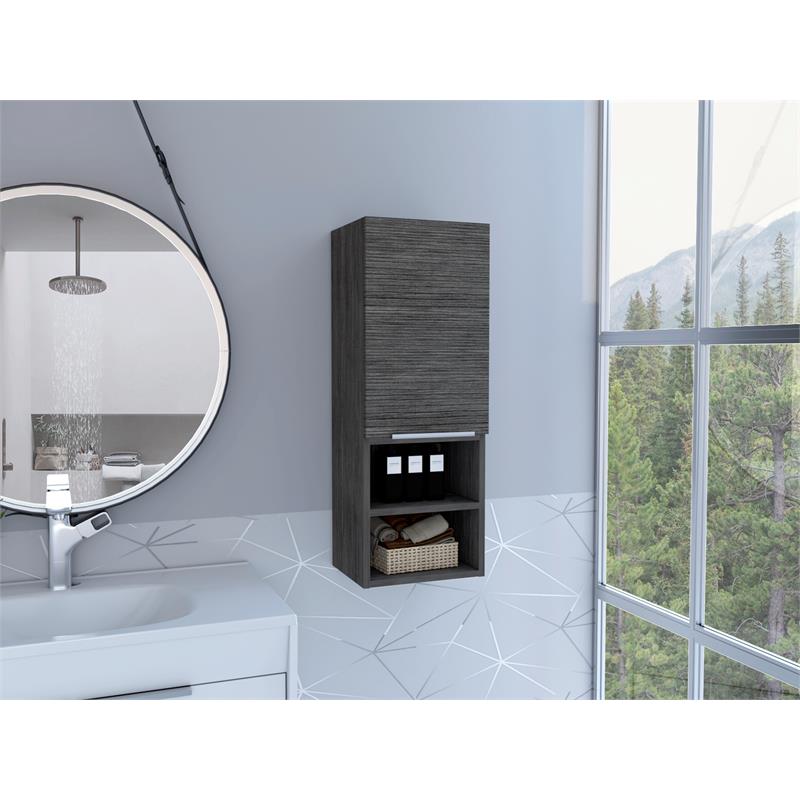 TUHOME Mila Bathroom Cabinet - Ash Engineered Wood - For Bathroom