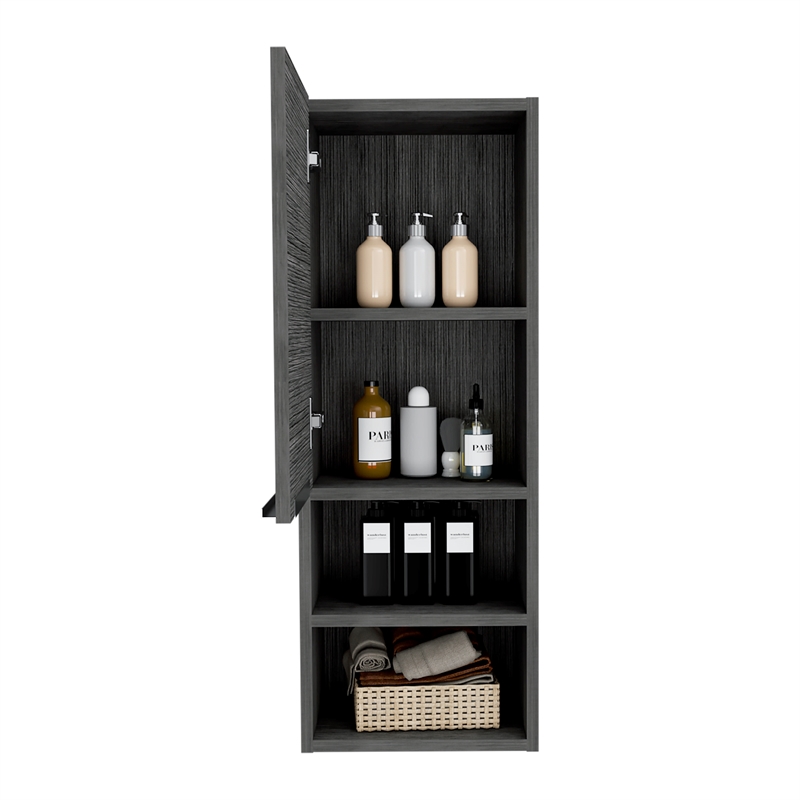 TUHOME Mila Bathroom Cabinet - Ash Engineered Wood - For Bathroom