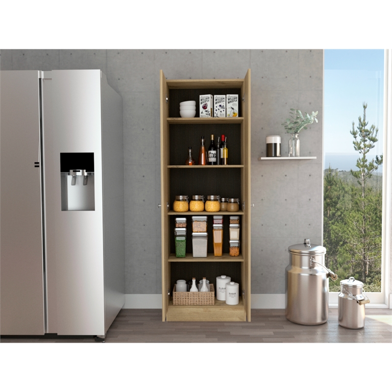 TUHOME Multistorage Cabinet - Multi-Color- Material Engineered Wood