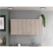 Tuhome Furniture Napoles Wall Cabinet - White/Light Gray Engineered Wood