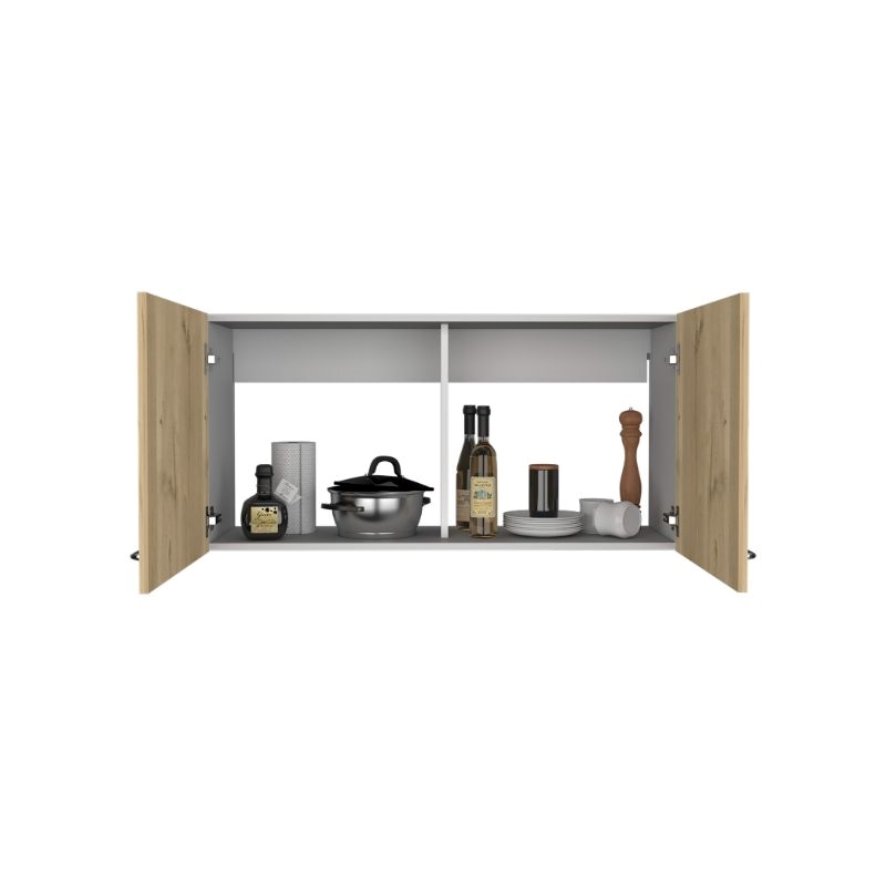 TUHOME Napoles Wall Cabinet - Multi-Color - Material Engineered Wood