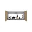 TUHOME Napoles Wall Cabinet - Multi-Color - Material Engineered Wood