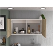 TUHOME Napoles Wall Cabinet - Multi-Color - Material Engineered Wood