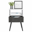 TUHOME Otom Nightstand - Ash / White Engineered Wood - For Bedroom