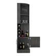 TUHOME Syrah Corner Bar Cabinet - Smoky Oak  Engineered Wood
