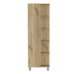 TUHOME Urano Linen Cabinet - Light Oak - Material Engineered Wood