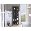 TUHOME Urano Linen Cabinet - Ash Engineered Wood - For Bathroom