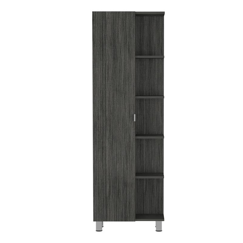 TUHOME Urano Linen Cabinet - Ash Engineered Wood - For Bathroom
