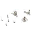 TUHOME 100N Cabinet Gas Spring Lid Support Soft Closing silver stainless steel