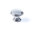 TUHOME silver metal Mushroom Cabinet Hardware Knob Diameter 1-1/8 Inch Set Of 20