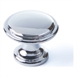 TUHOME silver metal Mushroom Cabinet Hardware Knob Diameter 1-1/8 Inch Set Of 20