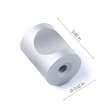 TUHOME  Aluminum Silver Cabinet Knobs 0.62