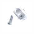 TUHOME  Aluminum Silver Cabinet Knobs 0.62