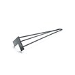 TUHOME 19.7 inches Black stainless steel Hairpin Legs                 (Set Of 4)