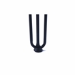 TUHOME 28 inches Black stainless steel Hairpin Legs                  (Set Of 4)