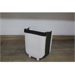 TUHOME White Plastic Mini Trash Can For Kitchen Garbage Bin 1.6 Gallon X1Un