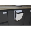 TUHOME White Plastic Mini Trash Can For Kitchen Garbage Bin 1.6 Gallon X1Un