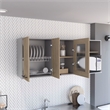 TUHOME Hasselt Wall Cabinet Light Pine (beige) Engineered Wood