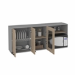 TUHOME Hasselt Wall Cabinet Light Pine (beige) Engineered Wood