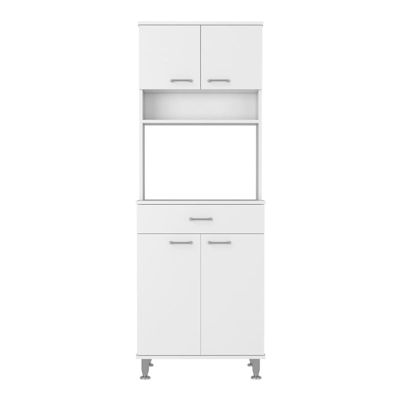 Cala 2 Piece Kitchen Set Kitchen Island and Kitchen Pantry Multi-Color
