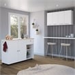 Malibu 2 Piece Kitchen Set Multi-Color Engineered Wood