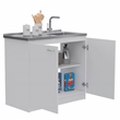 Covelo 2 Piece Kitchen Set Multi-Color Engineered Wood