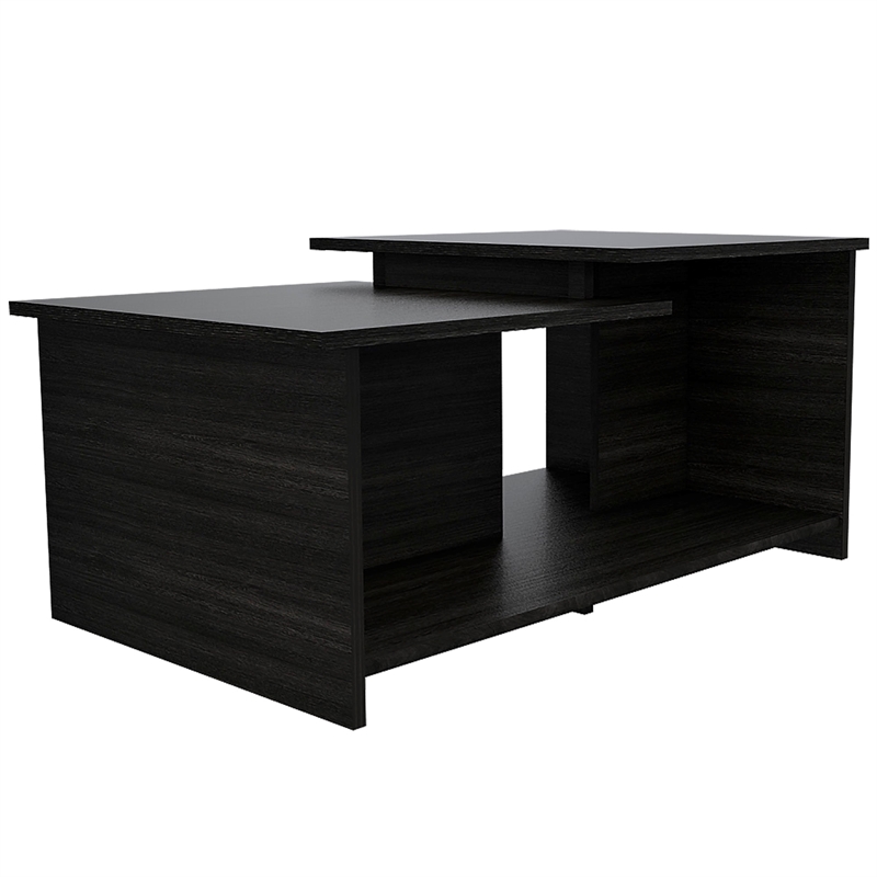 Irvine 2 Piece Living Room Set Brown Engineered Wood
