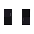 Tuhome Furniture Oba Medicine Cabinet Black Engineered Wood